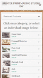 Mobile Screenshot of hunterprintmaking.com
